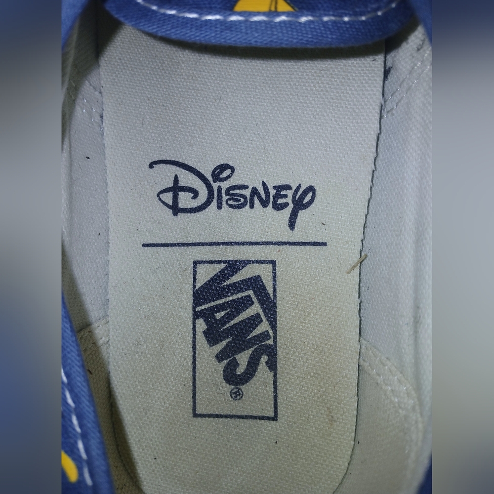 Vans Disneys Donald Duck  Print Blue Sneakers - Picture 6 of 6